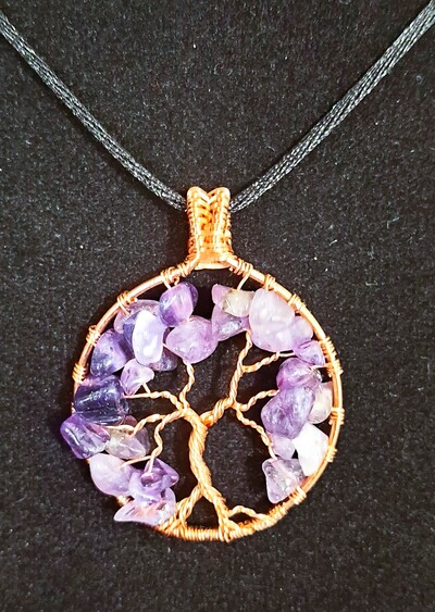 “Violet Roots” – Tree of Life Amethyst