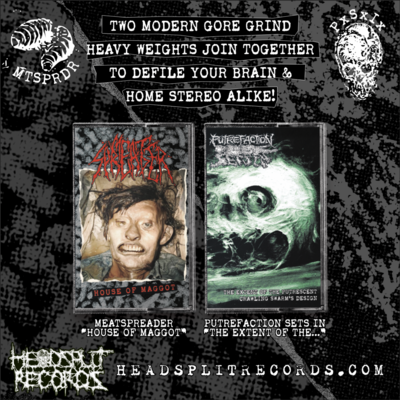 Meatspreader / Putrefaction Sets In split cassette