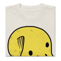 Smiley Skull oversized faded tee - Thumbnail 1