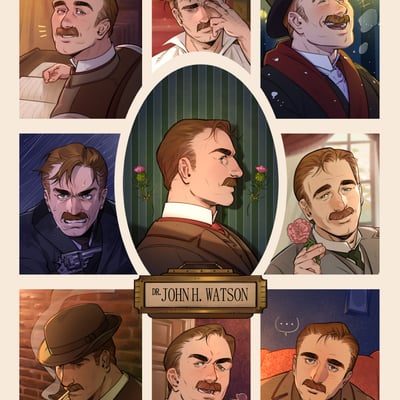 Watson print (7.7" x 10.2")