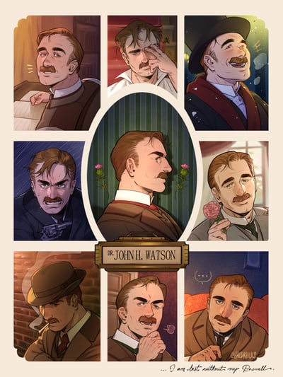 WATSON PRINT (7.7" x 10.2")
