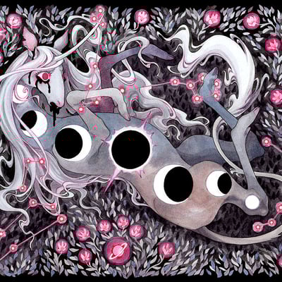 8x11 eclipse sickness print