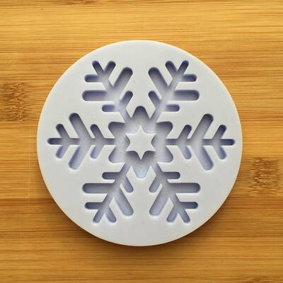 Snowflake silicone mold