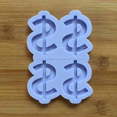 Dollar sign silicone mold