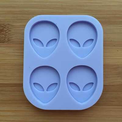 Alien head silicone mold