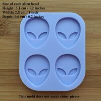Alien Head Silicone Mold - Thumbnail 1