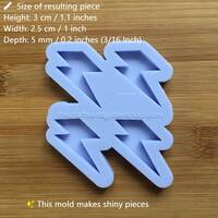 Lightning Bolt Silicone Mold - Thumbnail 1