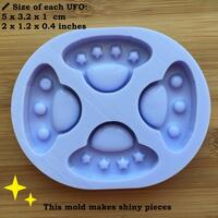 UFO Spaceship Silicone Mold - Thumbnail 1