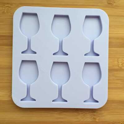 Wine glass silicone mold
