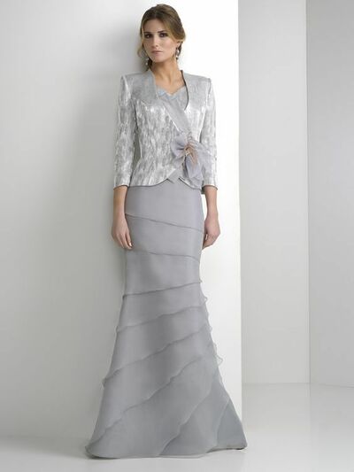 Elegant Mermaid with Jacket Mother Of The Bride/ Groom Dresses Formal Evening Dress