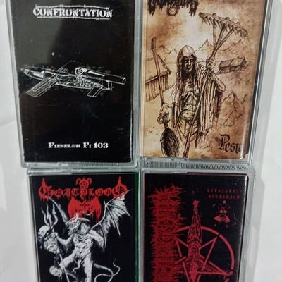 Confrontation, entartung, goatblood, hematoma  tapes 