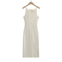 Sexy hollow pleated suspender dress female temperament hip skirt - Thumbnail 5