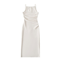 Sexy hollow pleated suspender dress female temperament hip skirt - Thumbnail 2