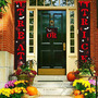 Halloween Outdoor Banner – Spooky Halloween Couplets for Yard or Stage Backdrop-3