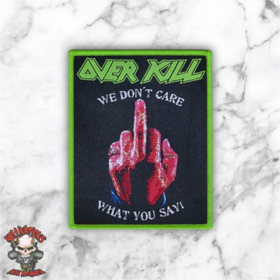 OVERKILL Rectangular Woven Patches