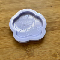 Bull Terrier Paw Silicone Mold - Thumbnail 2