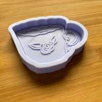 Floral Teacup Silicone Mold - Thumbnail 3