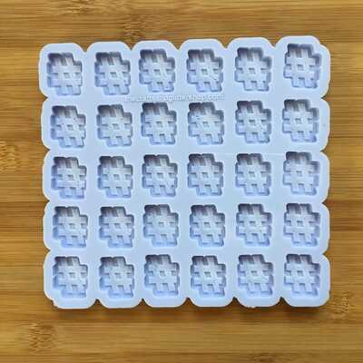 Hashtag silicone mold