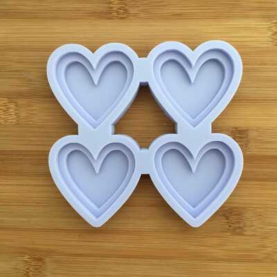 Heart silicone mold