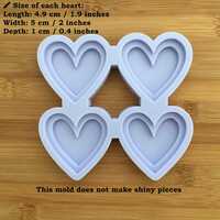 Heart Silicone Mold - Thumbnail 1