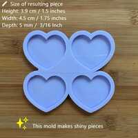 Heart Silicone Mold - Thumbnail 1