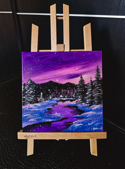 Paysage givré