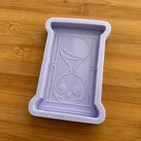 Skull Hourglass Silicone Mold - Thumbnail 1