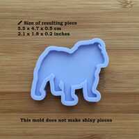 English Bulldog Silicone Mold - Thumbnail 1