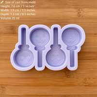 Halloween Sucker Silicone Mold - Thumbnail 1