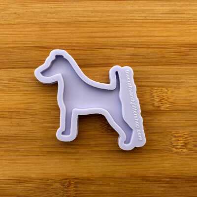Fox terrier silicone mold