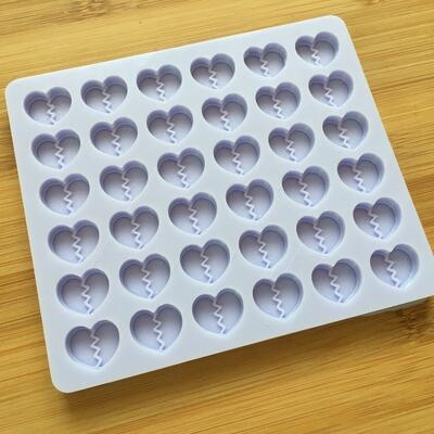 Broken heart silicone mold - Thumbnail 2