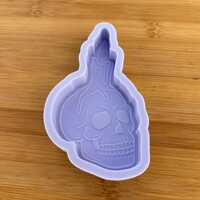 Skull Candle Silicone Mold - Thumbnail 3