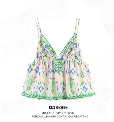 Fashionable and versatile sequin embroidered suspenders
