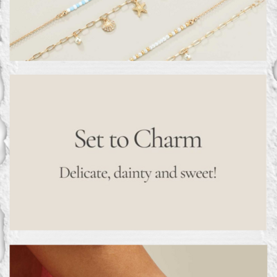 Seaside charm anklet set - Thumbnail 5