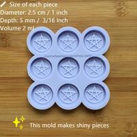 Pentagram Silicone Mold - Thumbnail 1