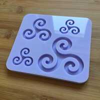 Triple Spiral Mold - Thumbnail 3