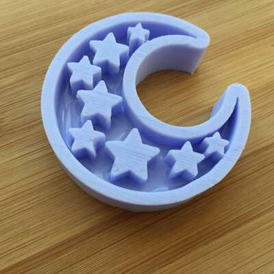 Crescent moon silicone mold