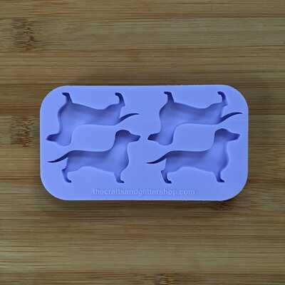Dachshund silicone mold