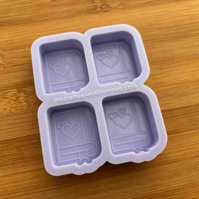 Romance book silicone mold