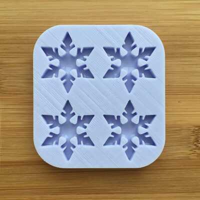 Snowflake silicone mold