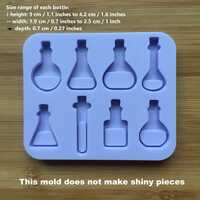 Potion Bottles Silicone Mold - Thumbnail 1