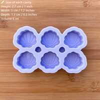 Seashell Silicone Mold - Thumbnail 1