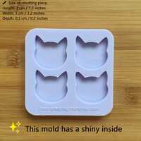 Cat Head Silicone Mold - Thumbnail 2