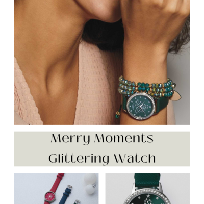 Merry moments glittering watch - final sale