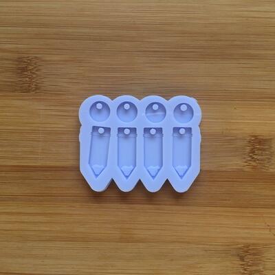 Pencil earrings silicone mold