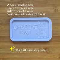 Bull Terrier Dad Silicone Mold - Thumbnail 1