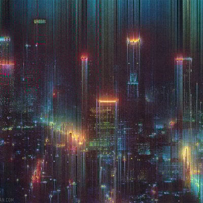 Dystopika 001 - small giclée print - 10" x 8" - Thumbnail 1
