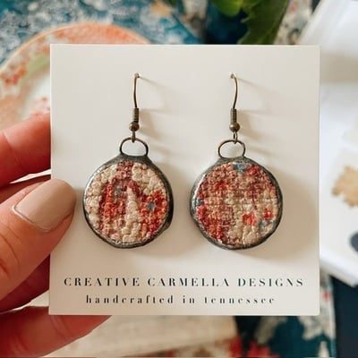 “woven together” earrings no.04