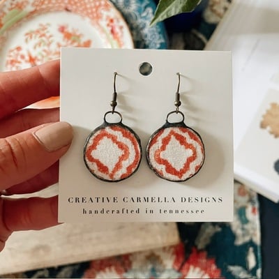 “woven together” earrings no.07