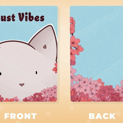 "just vibes" notebook
